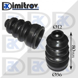 Маншон универсален Ø 12 x Ø 36 x 80 mm